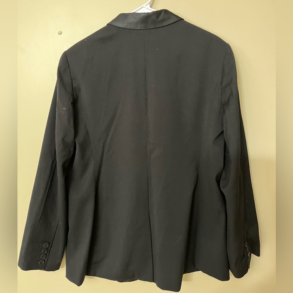 a.n.a Black Tuxedo Blazer with Satin Lapel - Picture 5 of 6
